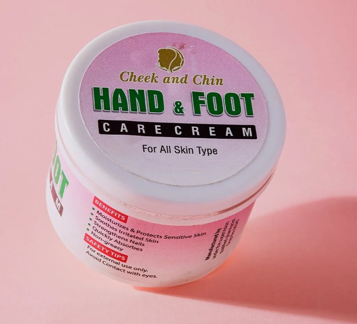 Cheek & Chin's - Hand & Foot Care Cream – Deep Moisturizing and Nourishing Formula for Dry, Sensitive Skin Protection and Softness