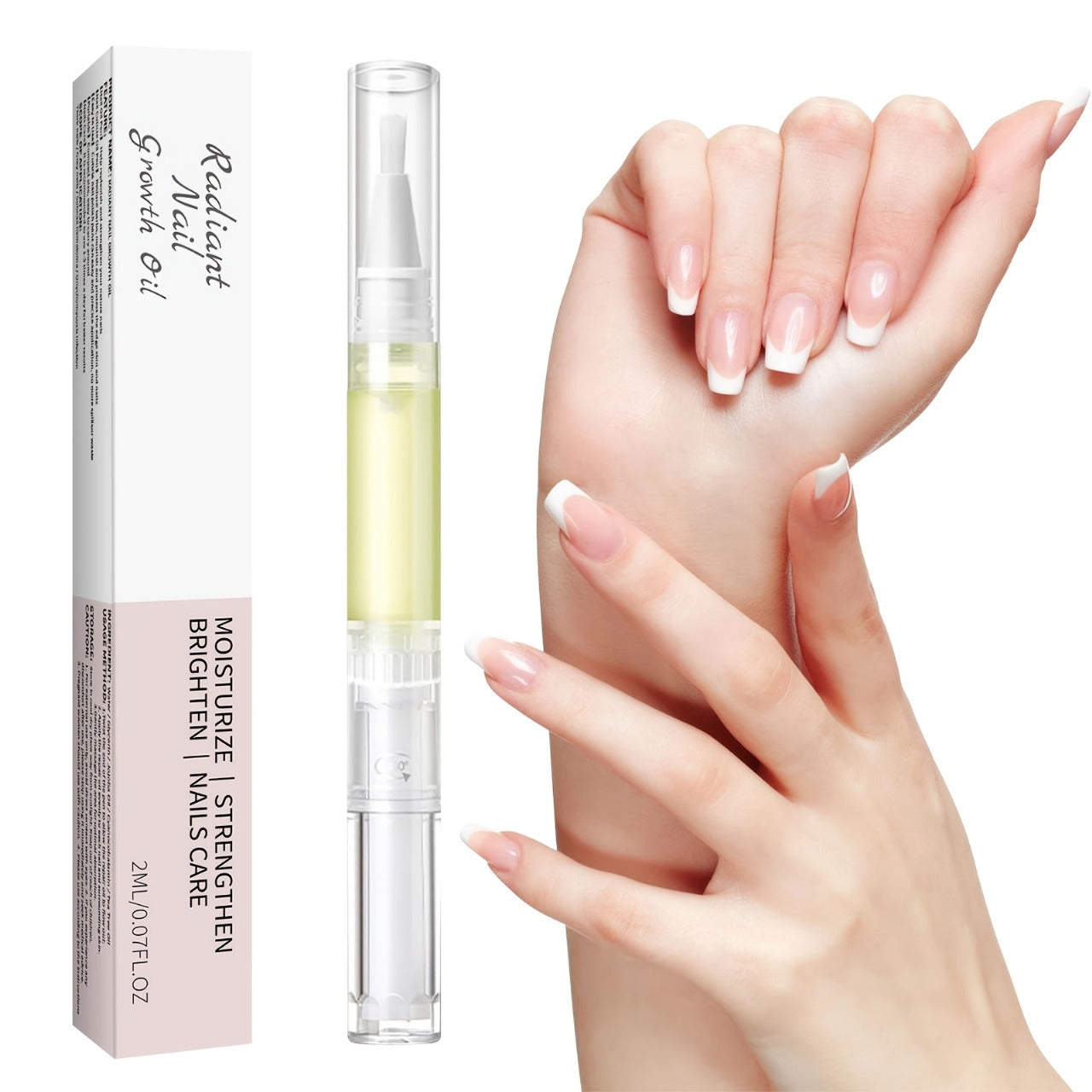 Nail Growth & Cuticle Oil Pen – Radiant Serum Nutrient Pen for Moisturizing, Strengthening & Brightening Nails