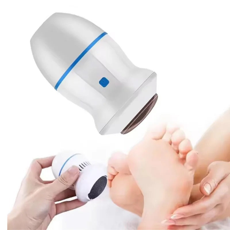 Electric Foot Grinder for Dead Skin, Cracked Heels & Calluses and Skin Exfoliation with Built-In Vacuum, Rechargeable Pedicure Tool