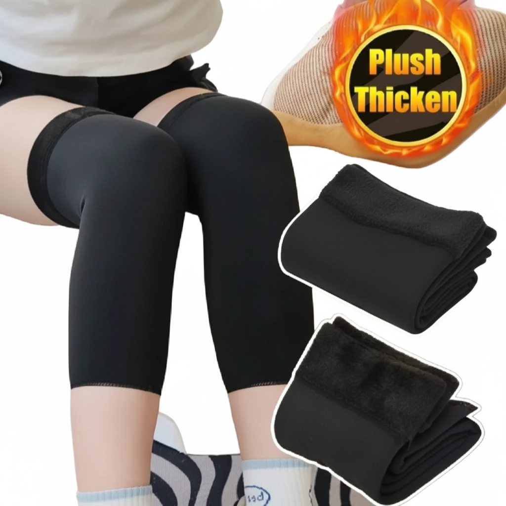 Thermal Wool Knee Brace Sleeves, Leg Warmer For Winter, Pain Relief & Joint Protection 1 Pair