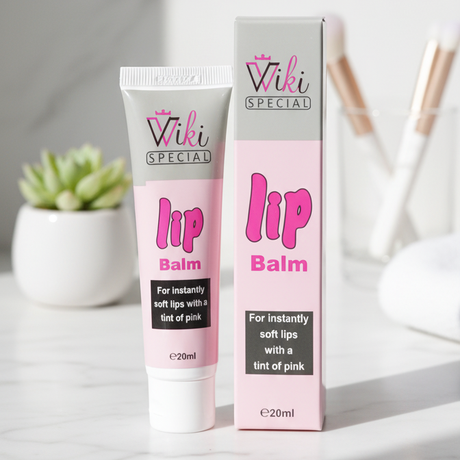 Wiki SPECIAL - Natural Pink Lip Balm – Instant Softness, Long-Lasting Moisture & Nourishing Lip Care (20ml)