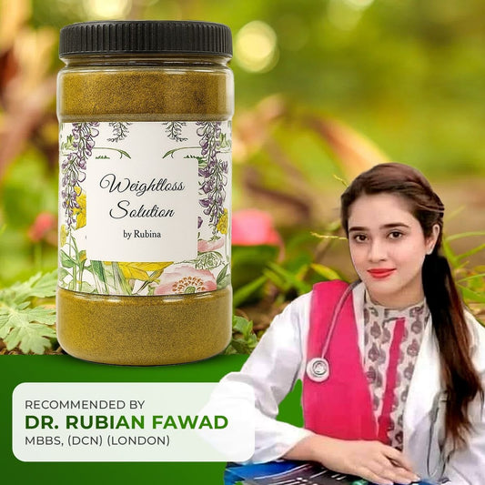 Dr. Rubina Weight Loss Solution | Herbal Slimming, Digestion & Energy Support Formula